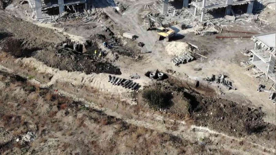 Büyükçekmece'deki inşaat kazısında insan kemikleri çıktı