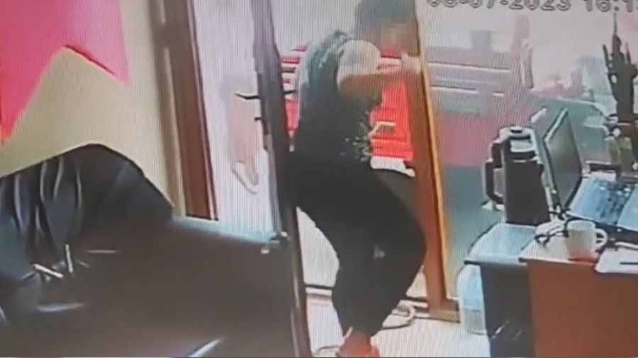 Çanakkale'de yılan iş yerine girdi