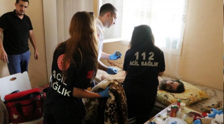 Çöp evden dram çıktı