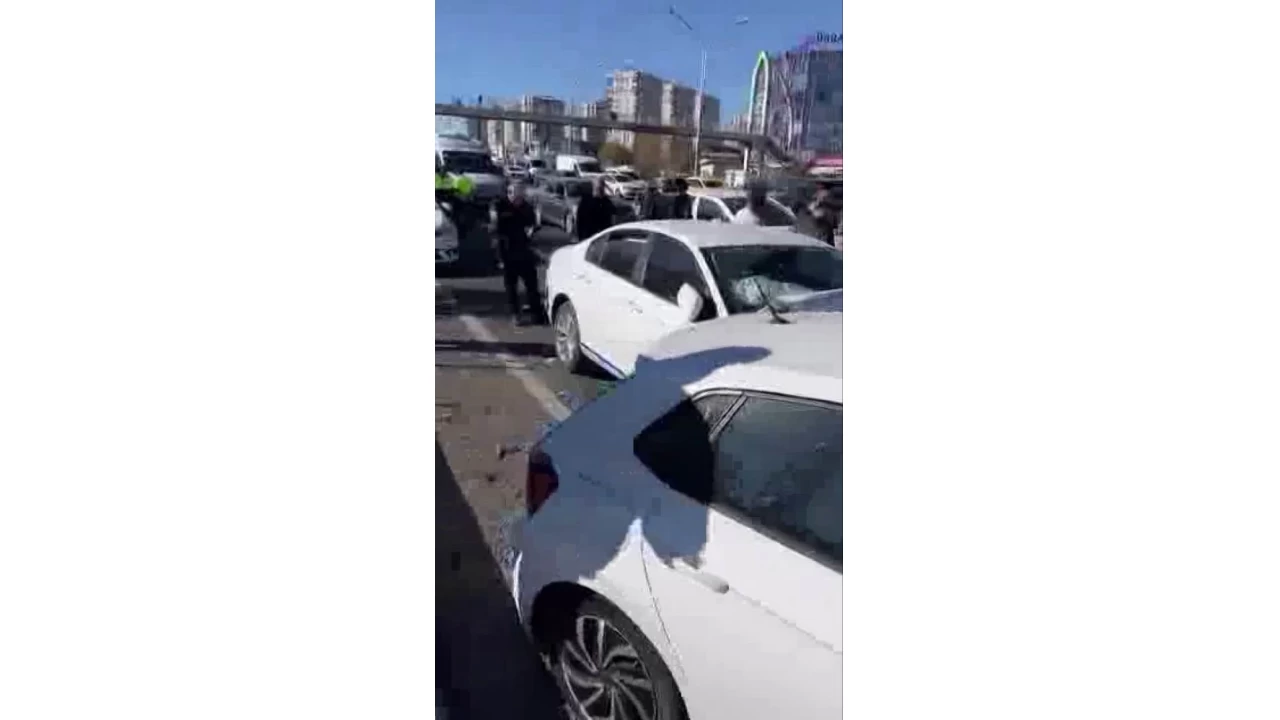 Diyarbakr'da zincirleme kaza