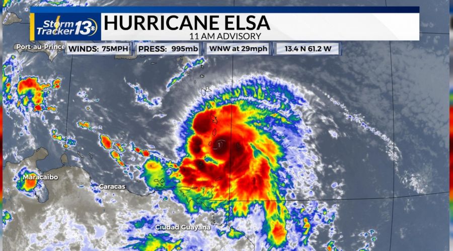 Elsa Kas�rgas�, Karayipler'i vurdu