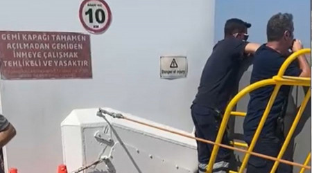 Feribotta intihar girişimi