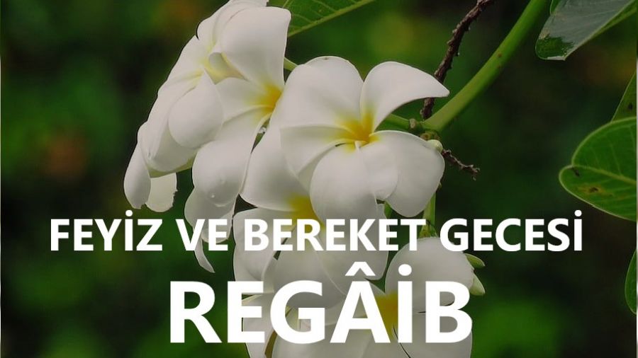 Feyiz ve bereket gecesi Regâib