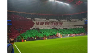 Galatasaray'dan Filistin koreografisi