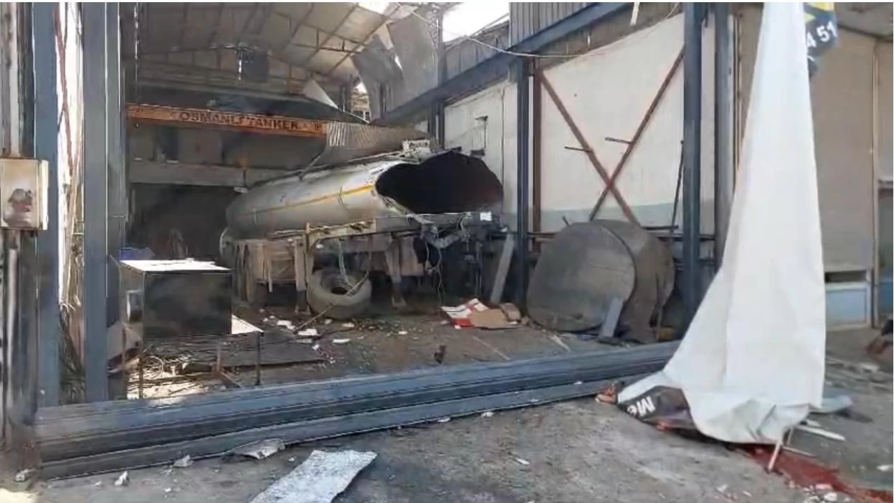 Gaziantep'te bakm yaplan tanker patlad: 2 l