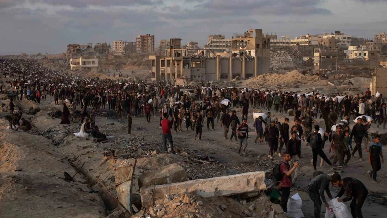 Gazze'de can kayb 56 bin 531'e ykseldi