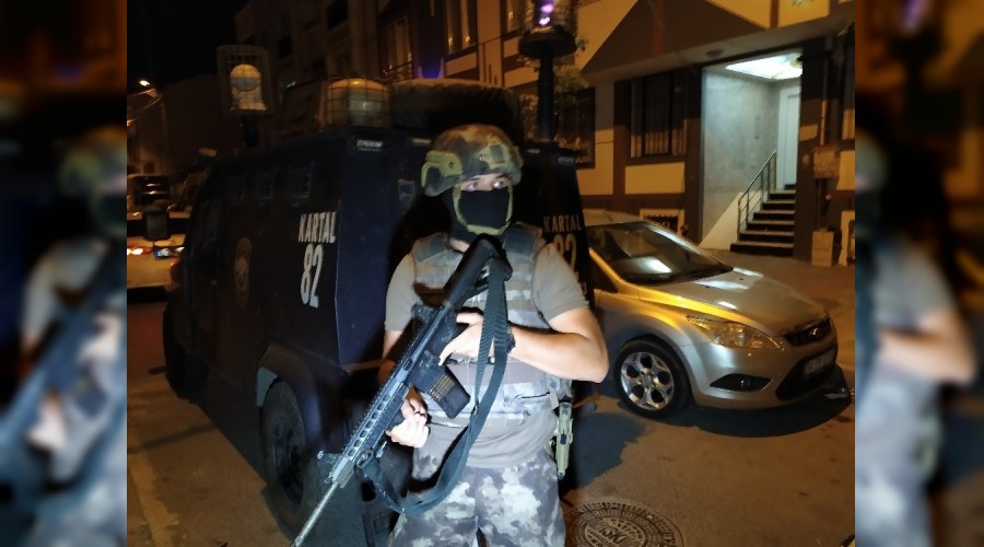 Gece yarısı çok sayıda adrese terör operasyonu