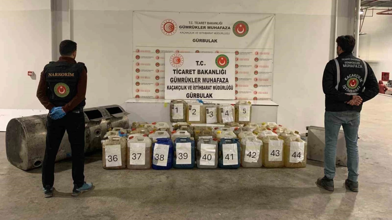 Gürbulak Gümrük Kapısında 721 kilogram uyuşturucu madde ele geçirildi
