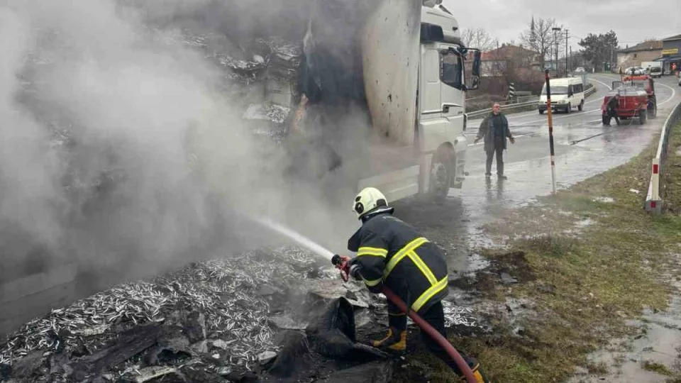 Hamsi y�kl� t�r alevlere teslim oldu