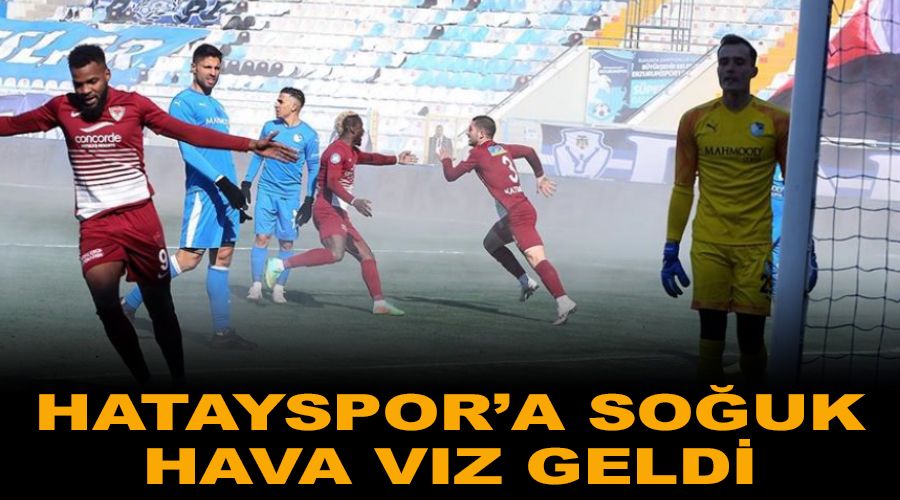 Hatayspor'a souk hava vz geldi