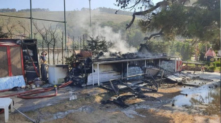 Heybeliada'da yangın