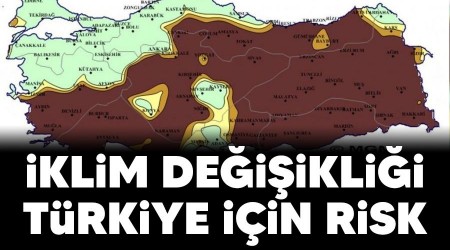 klim deiiklii Trkiye iin risk 