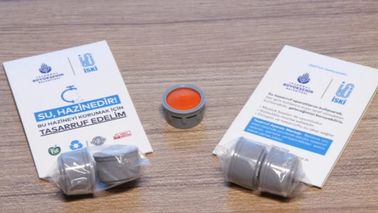 İSKİ tasarruflu su aparatı dağıtımına başladı
