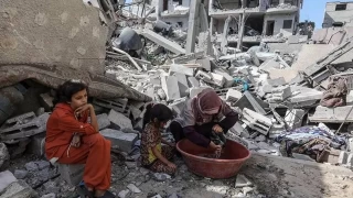 İsrail'in Gazze Şeridi'ne düzenlediği saldırılarda su şebekeleri tahrip oldu