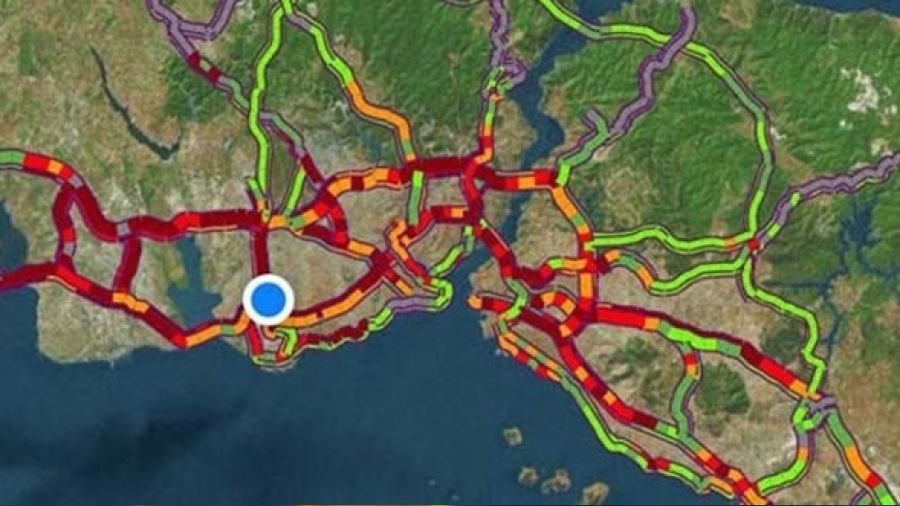 �stanbul'da bayram trafi�i