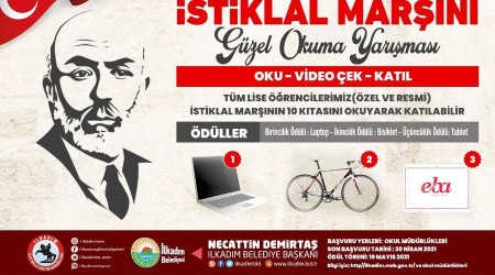 "İstiklal Marşı'nı En Güzel Okuma Yarışması" başlıyor