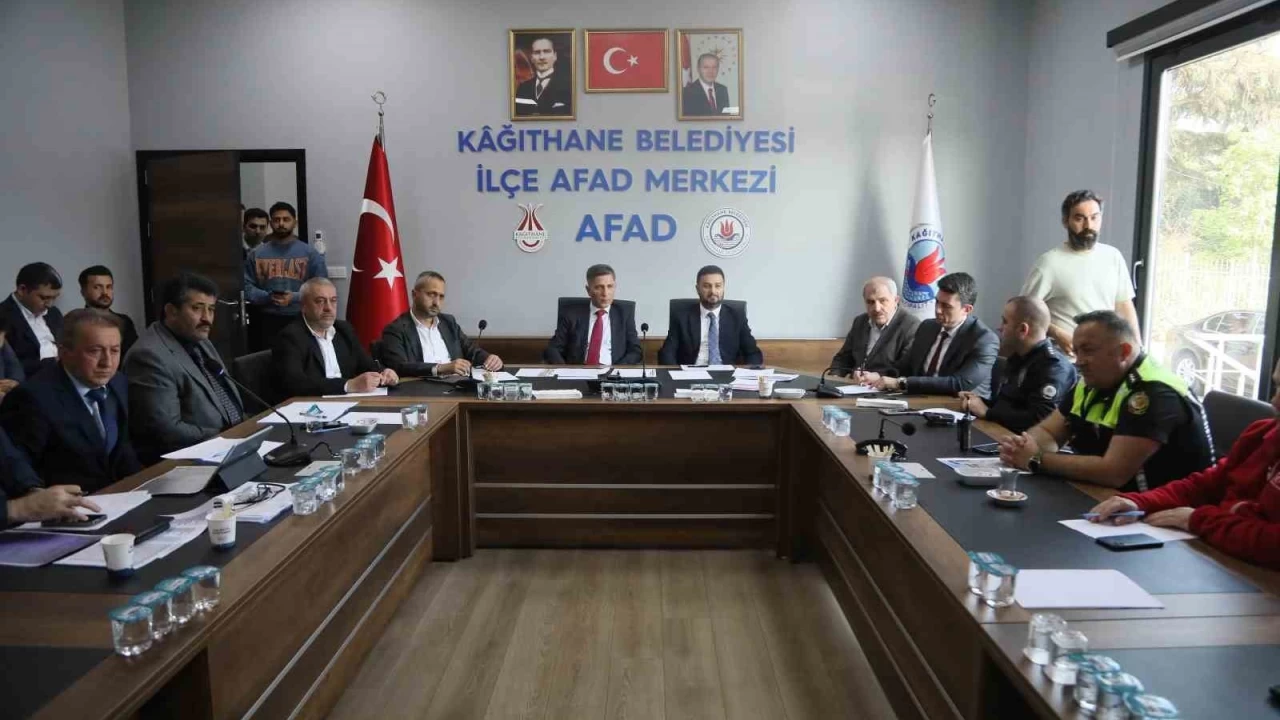 Kağıthane'de Afet Koordinasyon Toplantısı yapıldı