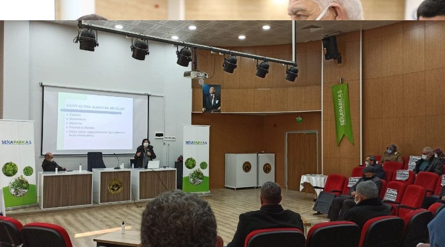 Kand�ra'da biberiye eken �ift�ilere e�itim veriliyor