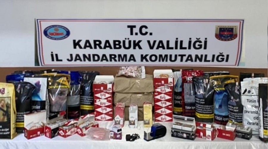 Karabük'te kaçak sigara operasyonu