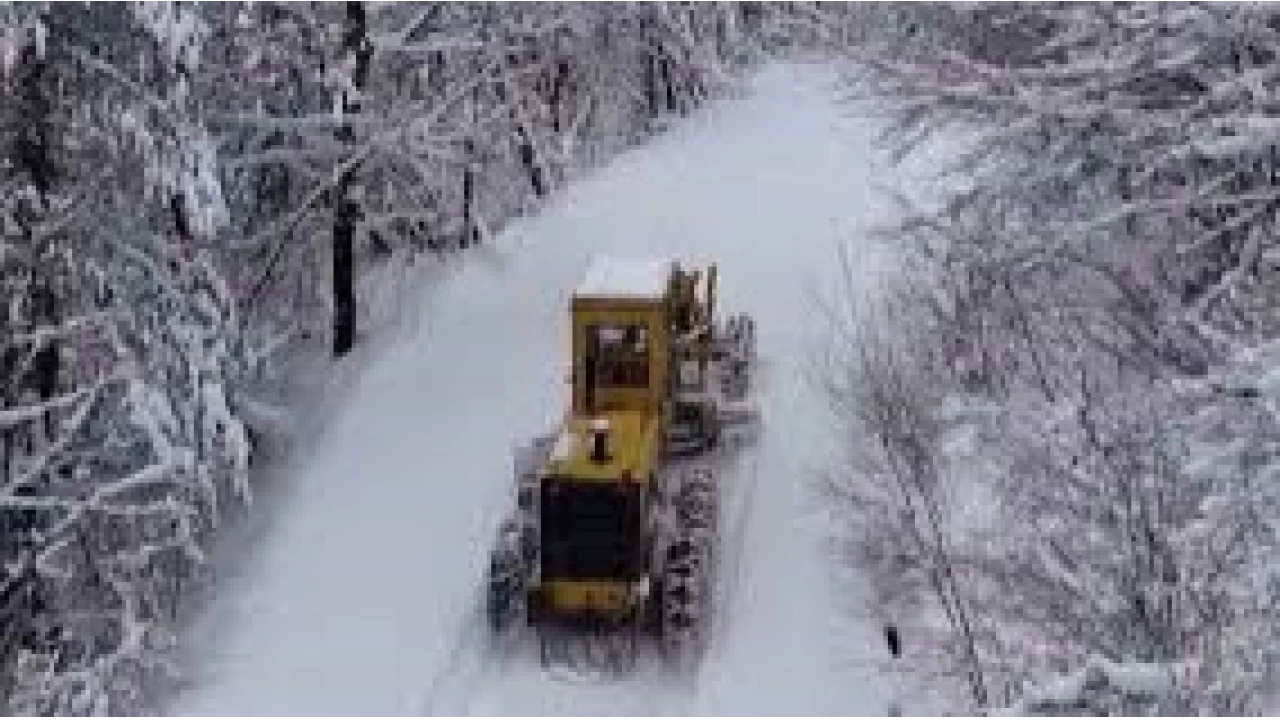 Kastamonu'da 3 ilçede eğitime kar engeli