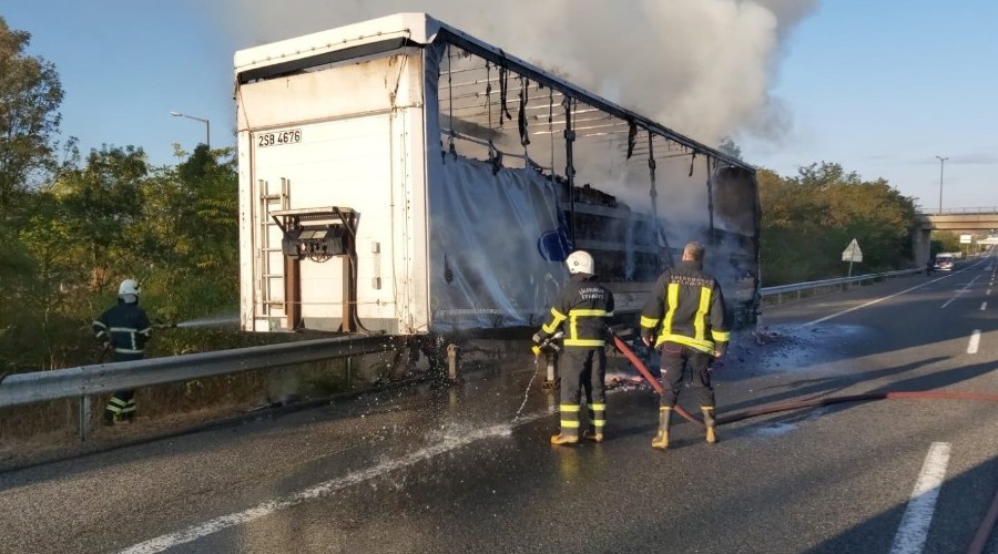 Kimyasal madde y�kl� t�r yand�