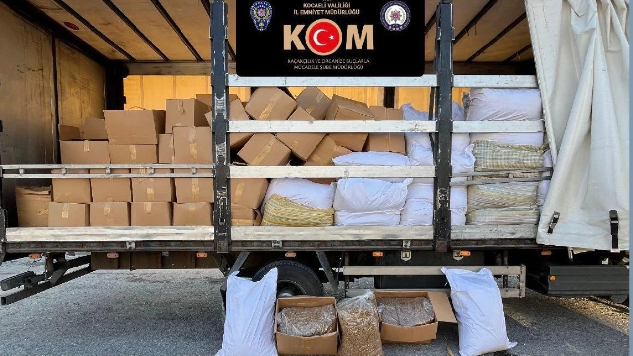 Kocaeli'de 5 milyon liralık kaçakçılık operasyonu