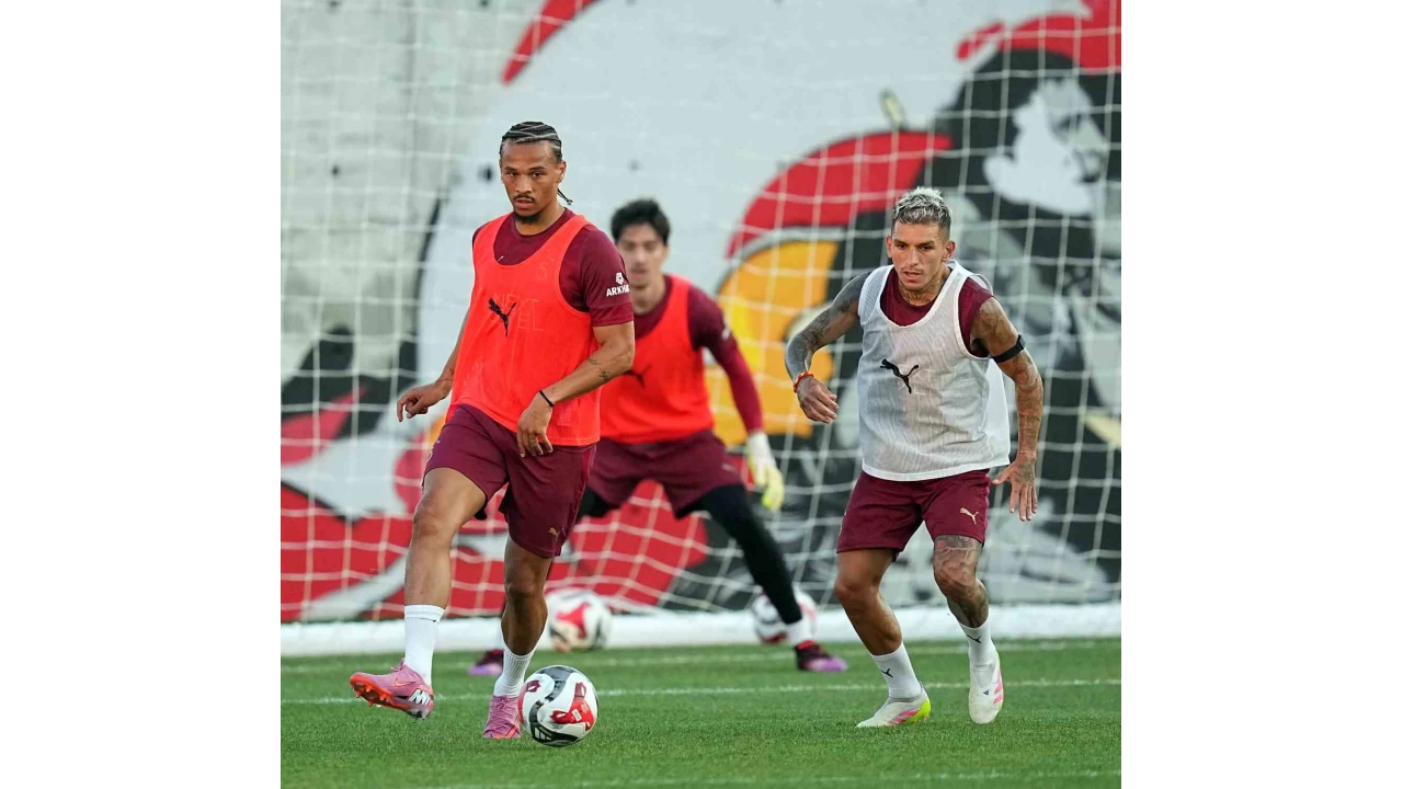 Leroy Sane, Galatasaray ile ilk antrenmanına çıktı