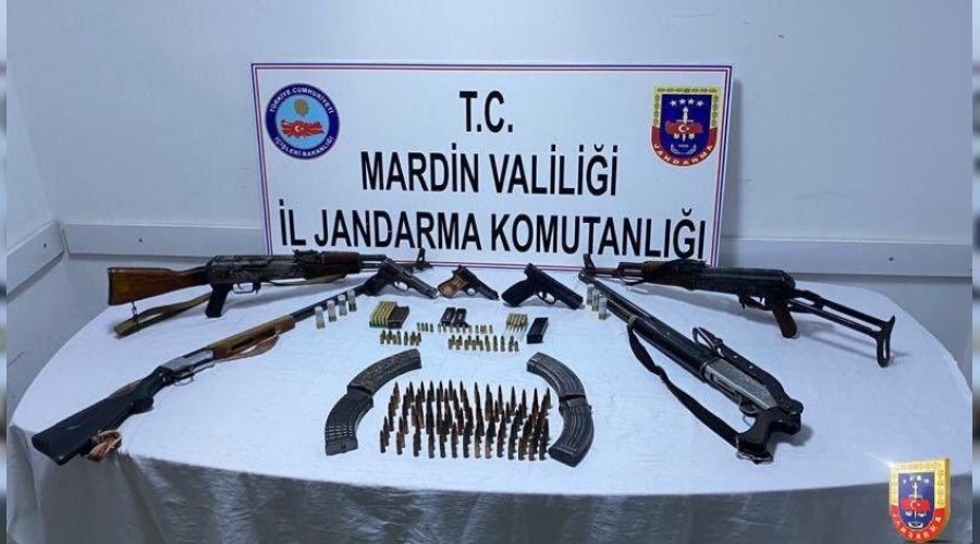 Mardin'de mini cephanelik ele geçirildi