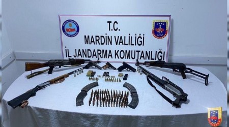 Mardin'de mini cephanelik ele geçirildi