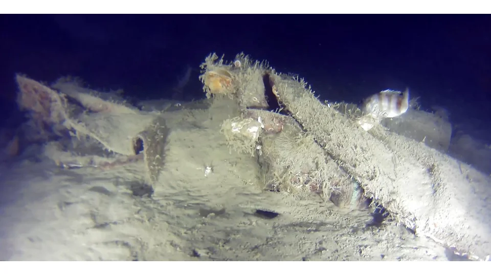 Marmara Denizi'ne d��en u�a��n yeni par�alar� bulundu