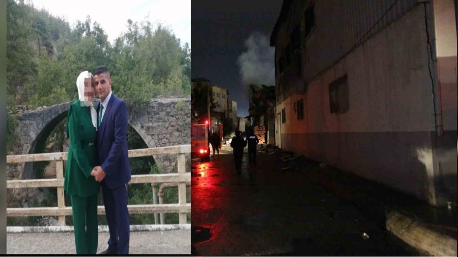Mersin'deki yangnda bir itfaiye eri hayatn kaybetti