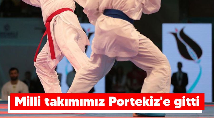 Milli takımımız Portekiz'e gitti