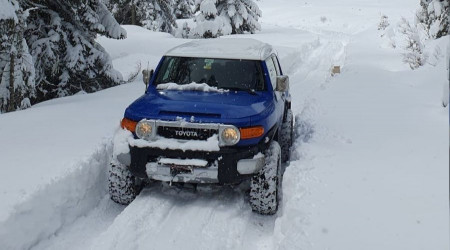 Off-road tutkunlarından kar safarisi