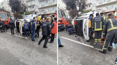 Okul yolunda faciadan dönüldü