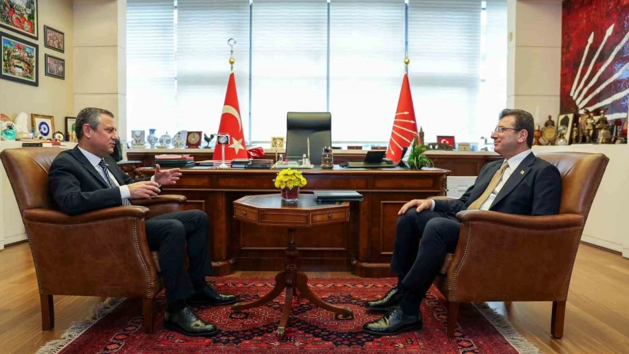 Özel ile görüşen İmamoğlu'ndan kayyum açıklaması