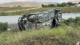 Şarampole devrilen minibüste 1 kişi öldü, 2 kişi yaralandı