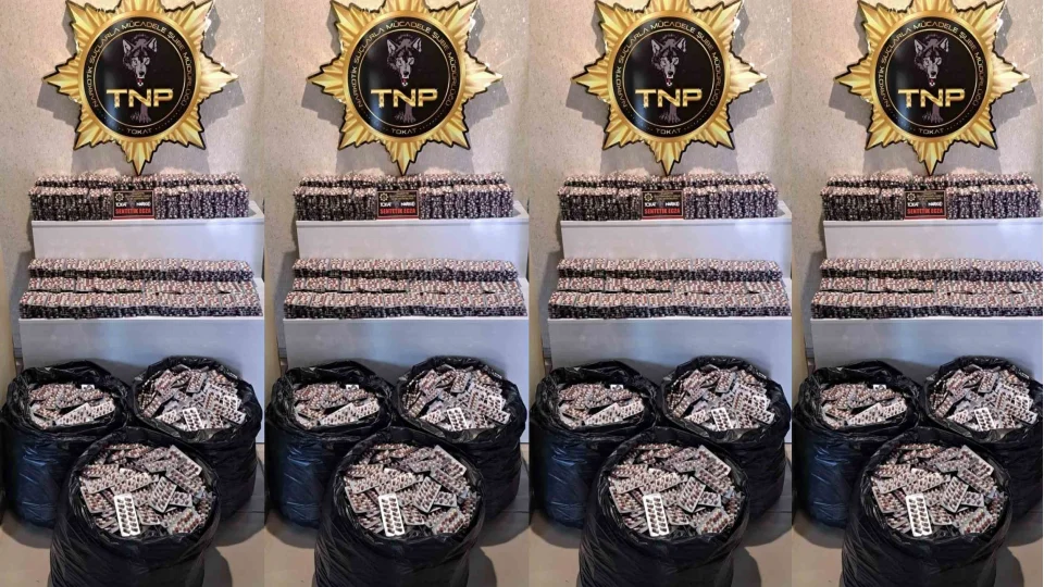 Tokat'ta uyu�turucunun pen�esinde...