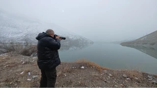 Tortum G�l�'nde k�� ortas� ku� say�m� yap�ld�