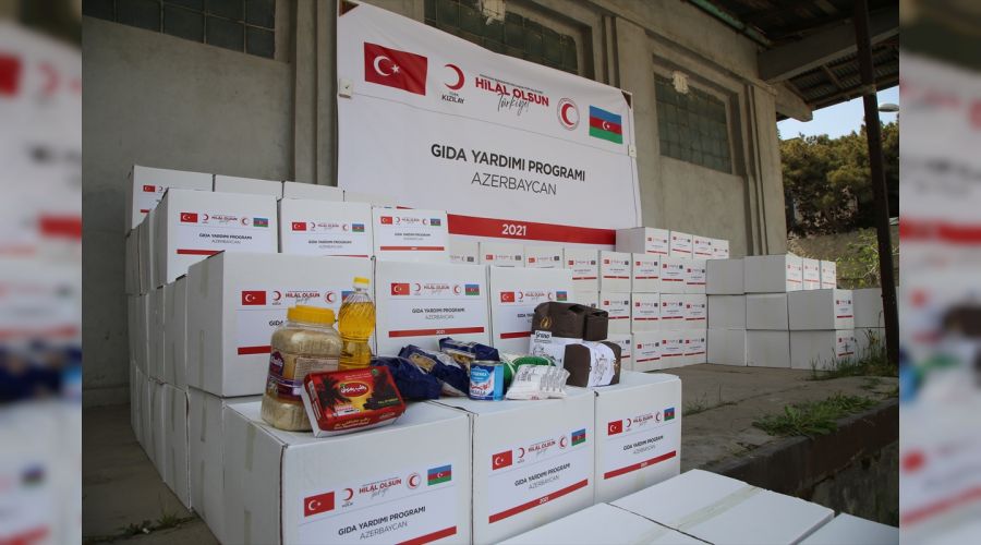 T�rk K�z�lay Azerbaycan�da 5 bin aileye g�da yard�m� ula�t�racak