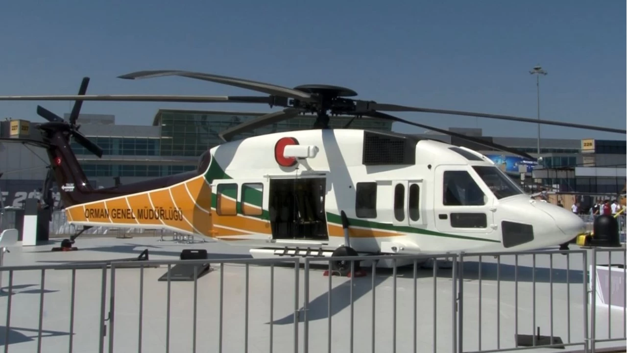 TUSAŞ'tan yerli ve mili yangın söndürme helikopteri