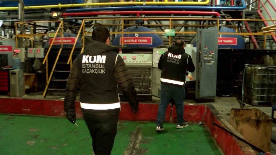 Tuzla'da 12 milyon liralık kaçak akaryakıt ele geçirildi