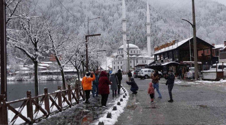 Uzungöl'den kar manzaraları