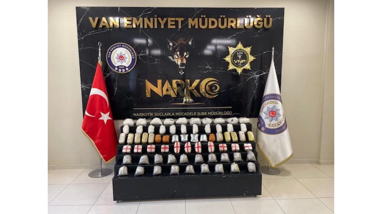 Van'da 55 kilo uyu�turucu ele ge�irildi
