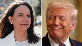 Venezuelal� muhalif lider Machado, Nobel Bar�� �d�l�'n� Beyaz Saray'da Trump'a sundu�unu a��klad�