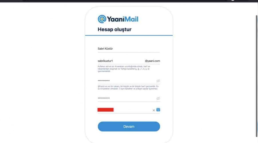 YaaniMail 1 milyonu aştı