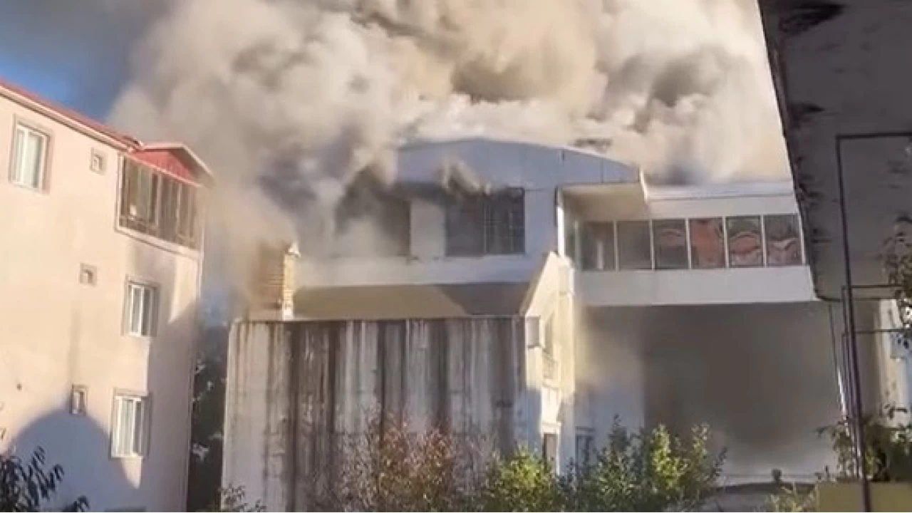 Yalova'da korkutan otel yangını