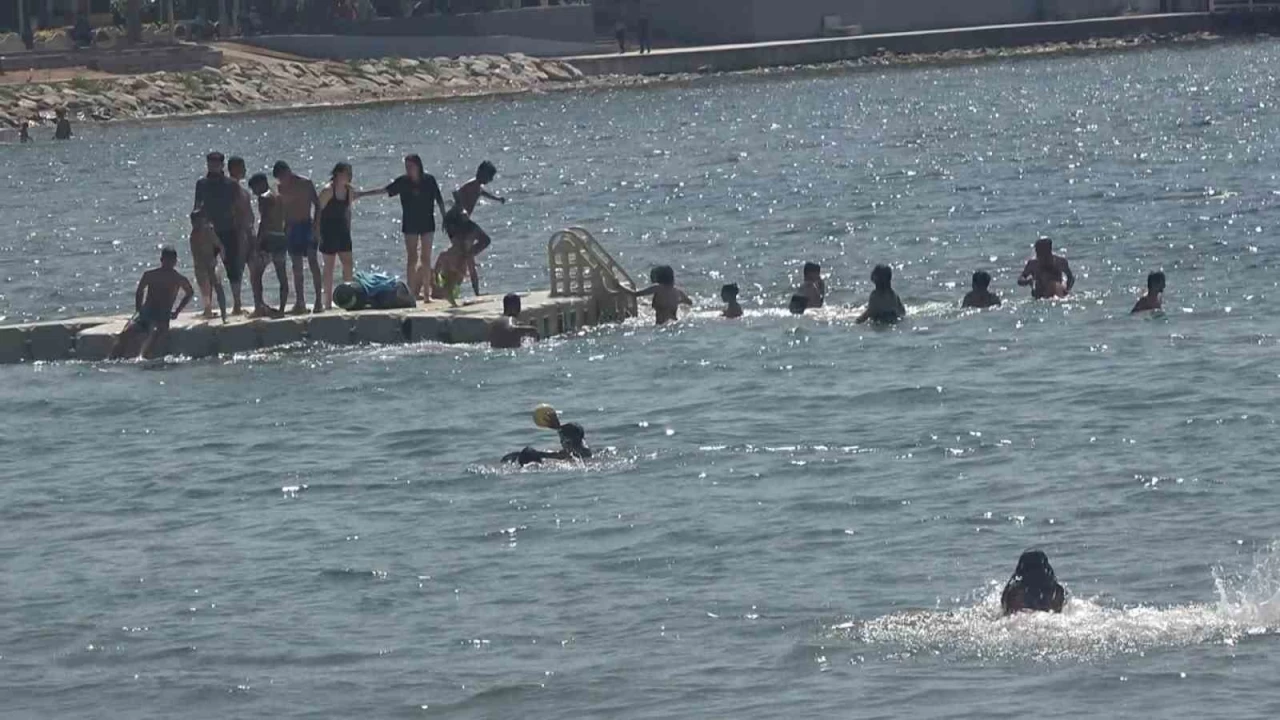 Yalova'da sıcak hava etkili oluyor