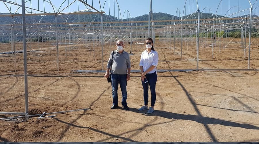 1 milyon liral�k destekle kendi seralar�n� kuruyorlar