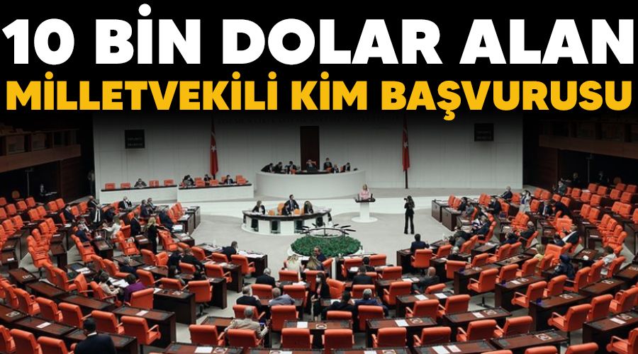 10 bin dolar alan milletvekili kim bavurusu