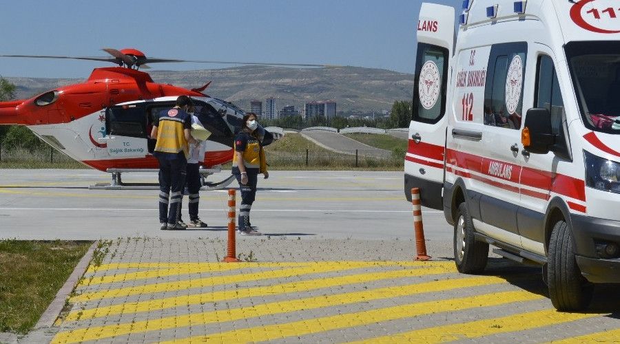 14 ya��nda intihara kalk��t�, ip koptu, helikopter yeti�ti
